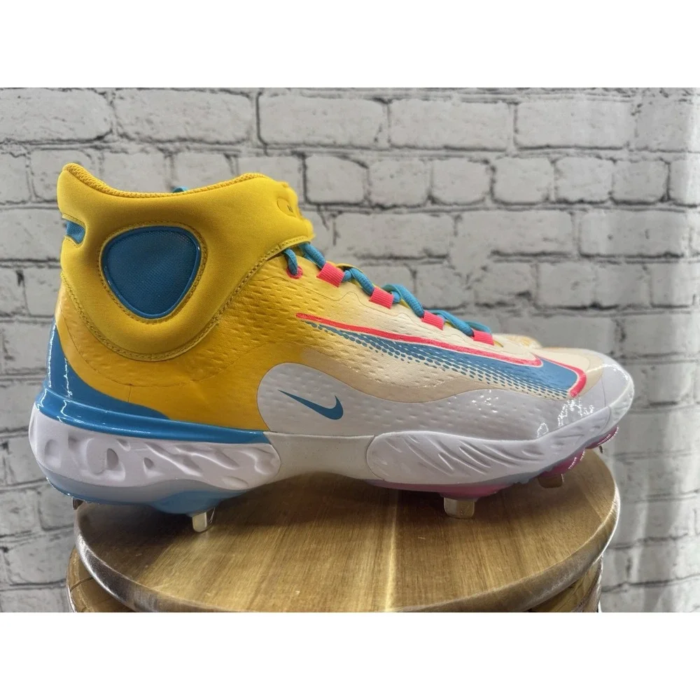 Nike x RBI Exclusive Alpha Huarache Elite 3 B-ball Cleats Fz7344-700 Men's 15 - Picture 4 of 10